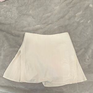 Lululemon Athletica White Tennis Skort